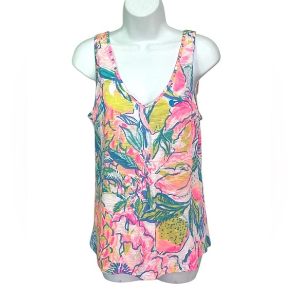 NWT Lilly Pulitzer Women's Fiesta Bamba Sleeveless Gigi Top size small - Picture 2 of 8